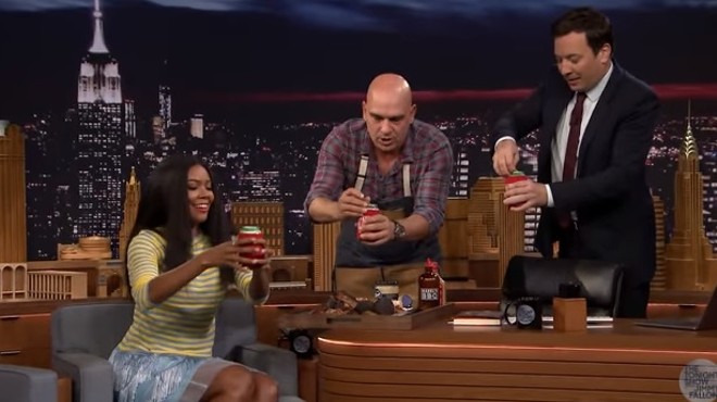 In Honor of Gabrielle Union Moving to Cleveland, Michael Symon Serves Up Some Mabel's on the Tonight Show