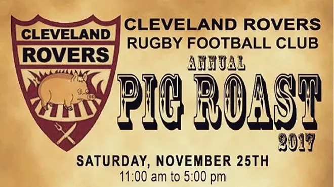 Image: Cleveland Rovers Rugby Club Annual Pig Roast