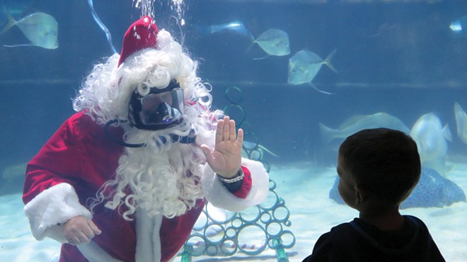Scuba Claus returns to the Greater Cleveland Aquarium. See: Friday.