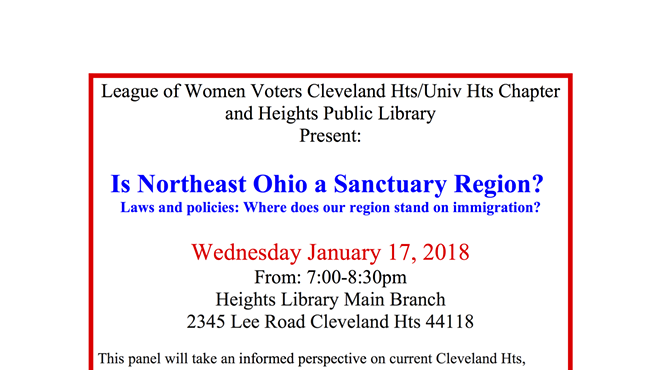 Image: Is NE Ohio a Sanctuary Region? Where do we stand on immigration