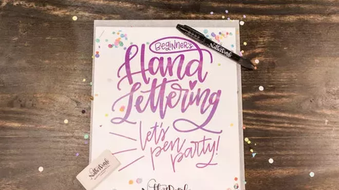 Image: Introduction to Hand Lettering Workshop