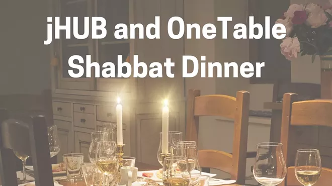 Image: JHUB Young Adults Shabbat Dinner