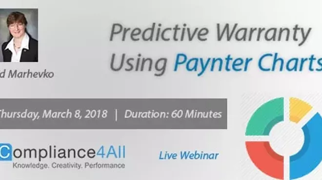Image: How to Develop Predictive Warranty Using Paynter Charts