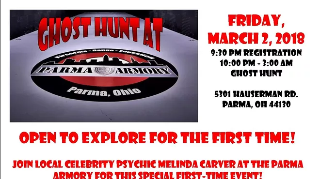 Image: Ghost Hunt at Parma Armory