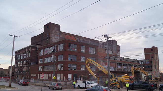 Phase one Demolition of Swift & Co. meat packing building (3/20/18).