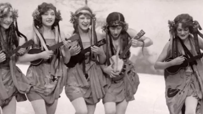 Image: Swing Into Spring Ukelele Workshop at Visible Voice Books