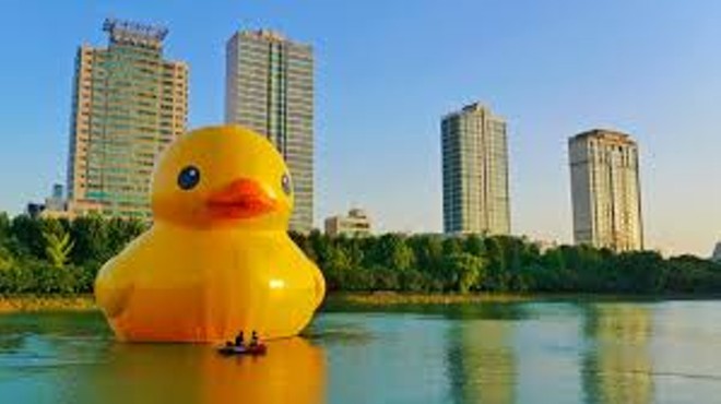 The World's Largest Rubber Duck Sails Through Lake Erie This Weekend