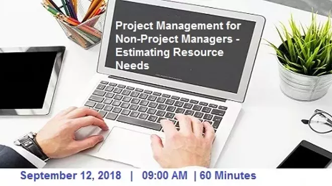 Image: Project Management for Non-Project Managers (2018 Estimating Resource Needs)