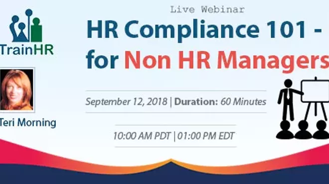Image: Webinar on HR Compliance 101 - for Non HR Managers