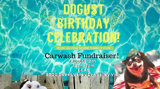 DOGust Birthday Pawty/Car Wash Fundraiser