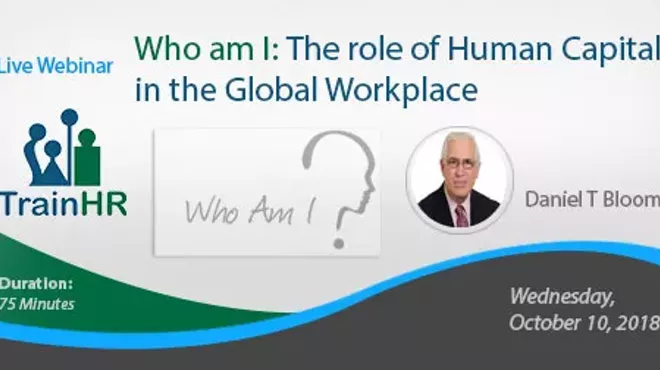 Image: Webinar on Who am I: The role of Human Capital in the Global Workplace