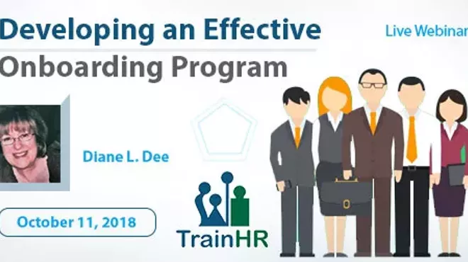 Image: Webinar on Developing an Effective Onboarding Program
