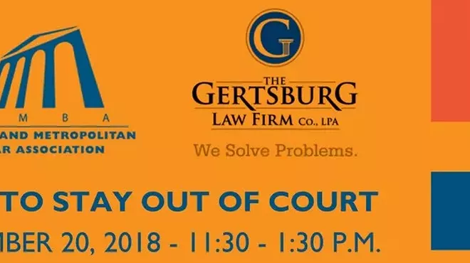 Image: How to Stay out of Court: Lunch and Learn with CMBA and The Gertsburg Law Firm