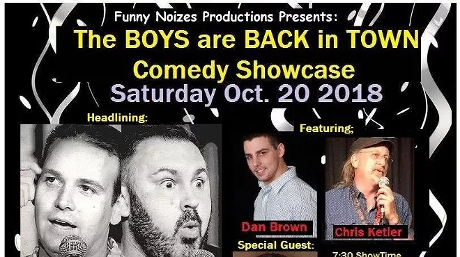 Image: THE BOYS ARE BACK IN TOWN COMEDY SHOW