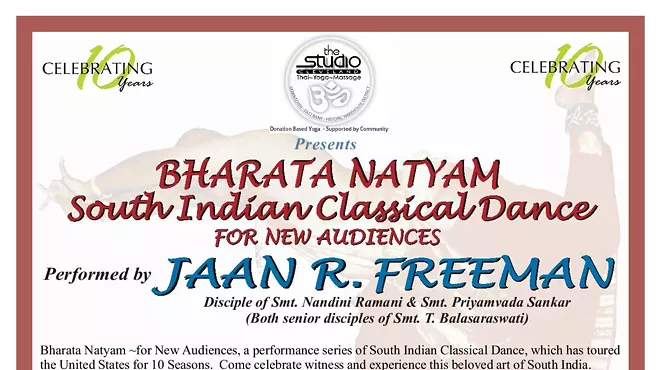 Image: The Studio Cleveland host South Indian Classical Dance by Jaan R. Freeman