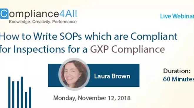 Image: Which are Compliant for Inspections for a [GXP Compliance]