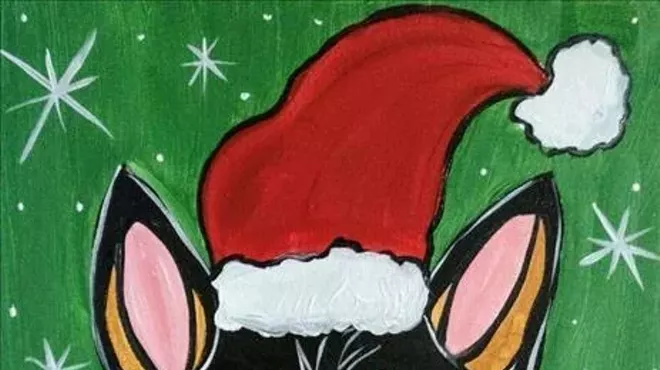 Image: Paint Your Pet, Holiday Edition Painting!