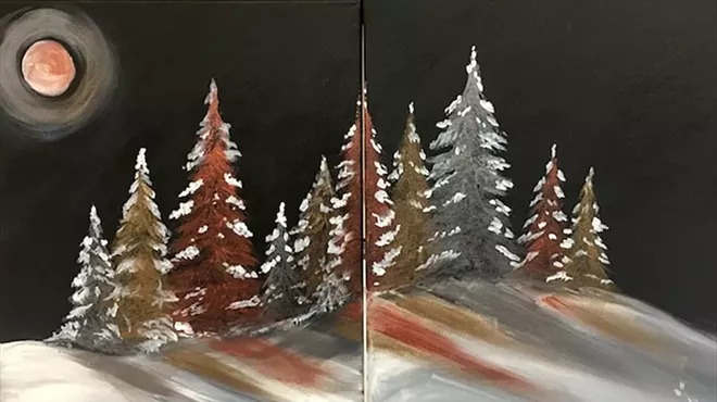 Image: Winter Gala Date or Bestie Night Painting!