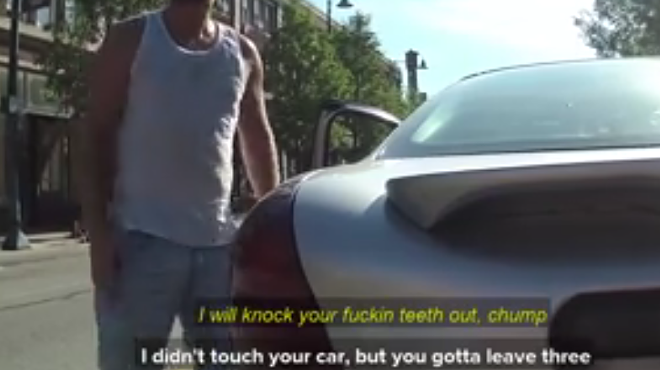 Here's a Super Well-Adjusted Driver Cursing Out a Cyclist in Detroit-Shoreway