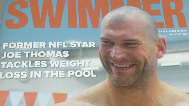 Former Browns Star Joe Thomas Graces the Cover of This Month's 'Swimmer' Magazine