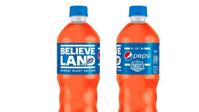 Orange 'Believeland' Pepsi Debuts in Cleveland For Browns Sunday Night Football Return