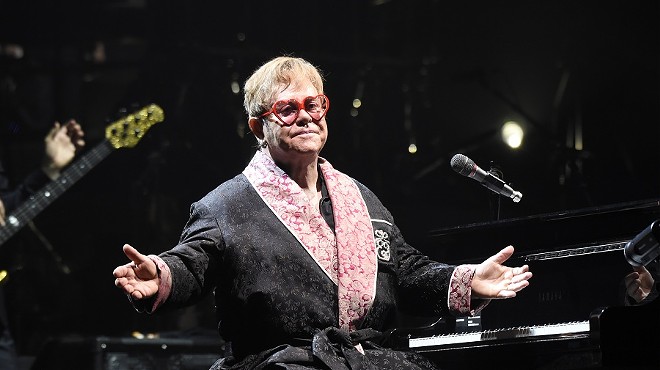 Elton John's PR team didn't permit us to photograph last night's show but provided photos of John performing at PPL Center in Allentown last year.