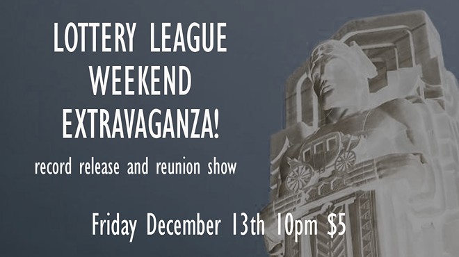 Lottery League Record Release and Reunion Events to Take Place on Dec. 13 and 14 at the Happy Dog
