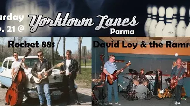 Image: David Loy & the Ramrods with Rocket 88s at Yorktown Lanes, Parma