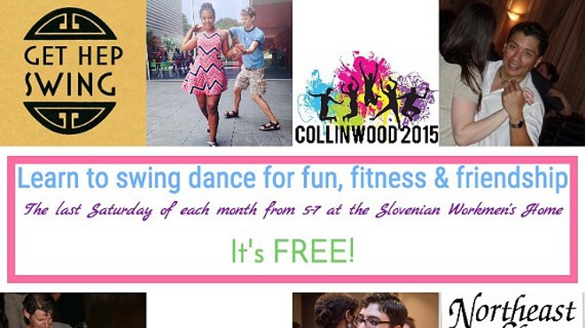 FREE 2 hour Jitterbug dance class for residents of Cleveland at the Slovenian Workmen's Home. All ages!
