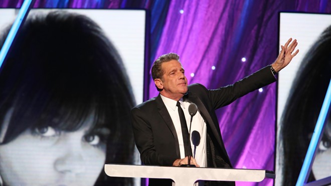 Glenn Frey speaks onstage at the 29th Annual Rock And Roll Hall Of Fame Induction Ceremony at Barclays Center of Brooklyn on April 10, 2014 in New York City.