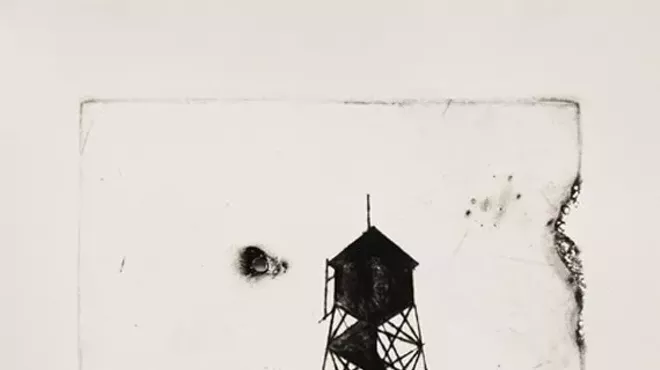 Image: Printed Pulp: Drypoint on Various Fibers