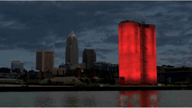 The Port Authority Wants To Light Up Harbor Silos a la Terminal Tower