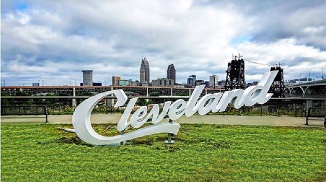 All Three 'Cleveland' Script Signs Now Installed Around City (3)