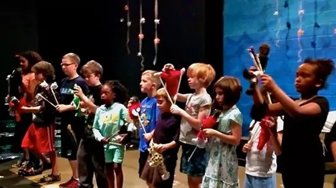 Image: Youth Theatre Arts Class at Talespinner Children's Theatre