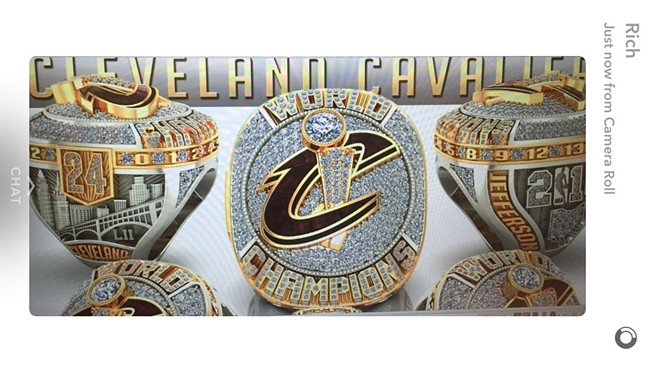 Here's the Cavs' NBA Championship Ring