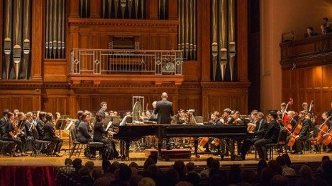 Oberlin Orchestra performs Brahms Double Concerto