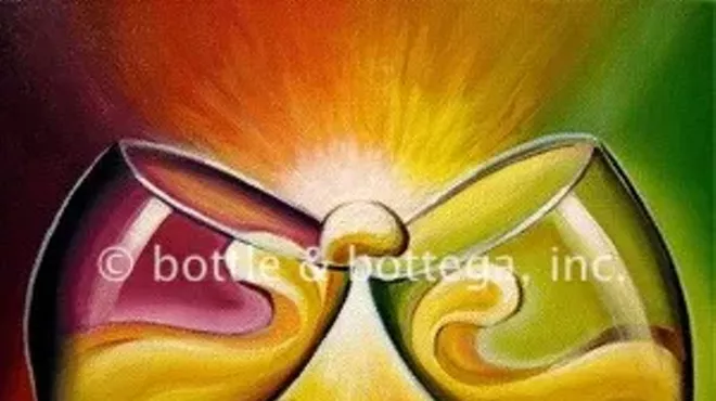 Image: "Wine Down" Wednesday Sip & Paint - Bottle & Bottega