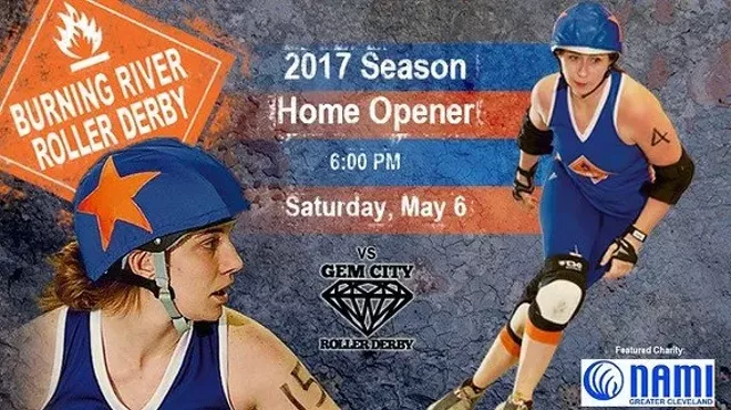 Image: Burning River Roller Derby Home Opener Vs. Gem City Roller Derby