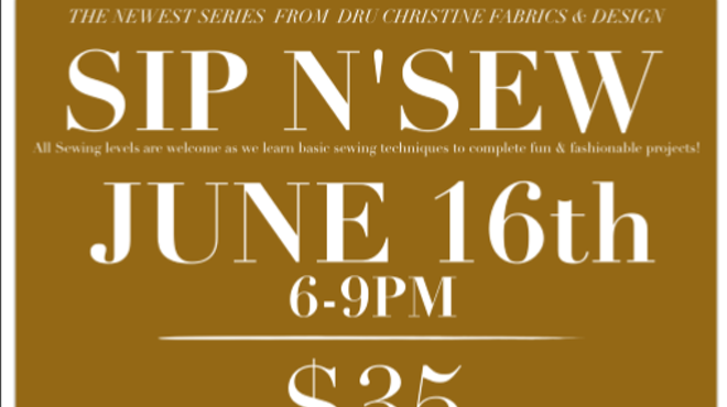 Image: Sip N Sew: Memory Pillow