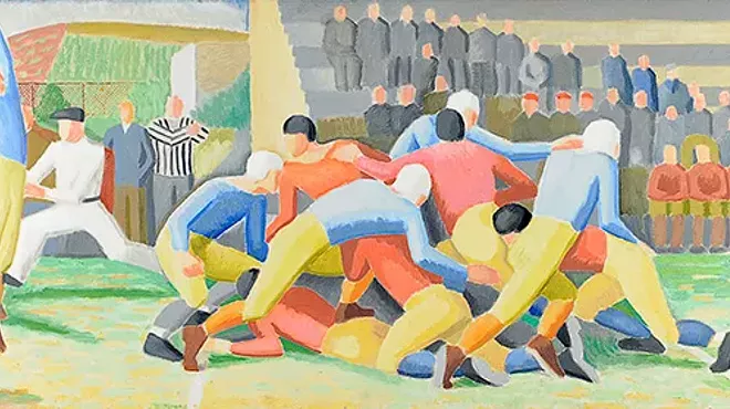 Image: Scrimmage: Football in American Art from the Civil War to the Present