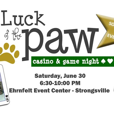 Berea Animal Rescue's Luck of the Paw Casino & Game Night