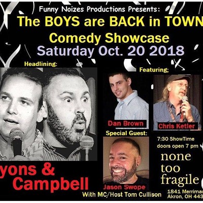 THE BOYS ARE BACK IN TOWN COMEDY SHOW