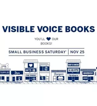 Image: Small Business Saturday&reg; at Visible Voice Books