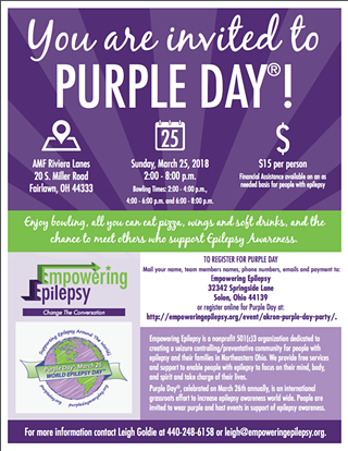 Akron Purple Day Party