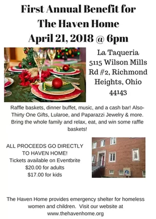 Image: Benefit for Haven Home