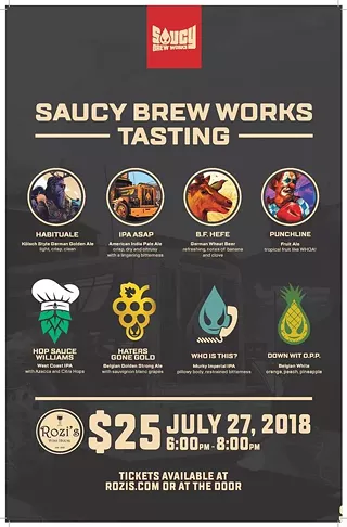 Image: Wine/Beer Tasting w/ Dog Days of Summer Wines & Saucy Brew Works