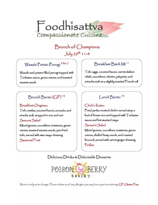 Image: Foodhisattva's Brunch Of Champions