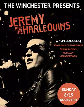 Image: Jeremy and The Harlequins, Some Kind Of Nightmare, Drunk Buseys, Mettagov, Misunderstood at The Winchester Music Tavern