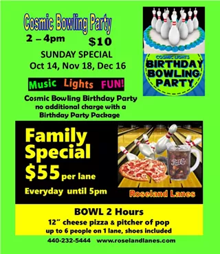 Image: Sunday Afternoon Cosmic Bowling Party