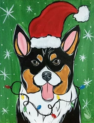 Image: Paint Your Pet, Holiday Edition Painting!